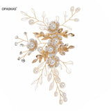 Pearl Flower Hair Clip Wedding Hair Accessories Rhinestone Bride Hair Jewelry