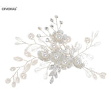 Pearl Flower Hair Clip Wedding Hair Accessories Rhinestone Bride Hair Jewelry