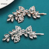 Rhinestone Hair Clip Bride Tiaras Headwear Alloy Hair Clip Hairband