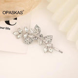 Rhinestone Hair Clip Bride Tiaras Headwear Alloy Hair Clip Hairband