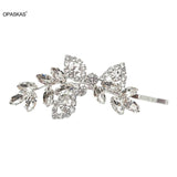 Rhinestone Hair Clip Bride Tiaras Headwear Alloy Hair Clip Hairband