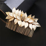 Bridal Leaf Hair Combs Hairpins Clips Wedding Hair Accessories