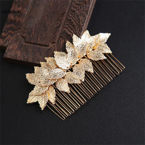 Bridal Leaf Hair Combs Hairpins Clips Wedding Hair Accessories