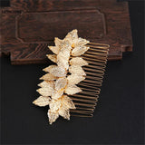 Bridal Leaf Hair Combs Hairpins Clips Wedding Hair Accessories