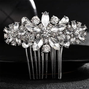 Bridal Rhinestone Hair Comb Clip for Wedding