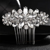 Bridal Rhinestone Hair Comb Clip for Wedding