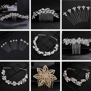 Bridal Rhinestone Hair Comb Clip for Wedding