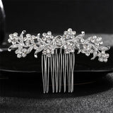 Bridal Rhinestone Hair Comb Clip for Wedding