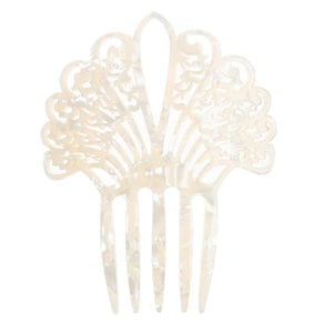 Vintage Acetate Hair Combs Faux Tortoise Shell Hair Clips