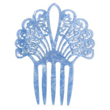 Vintage Acetate Hair Combs Faux Tortoise Shell Hair Clips