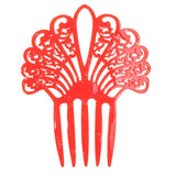 Vintage Acetate Hair Combs Faux Tortoise Shell Hair Clips