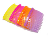 Clear Plastic Hair Clips Side Combs Barrettes for Ladies