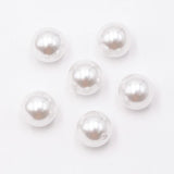 Big Size Cream DIY Garment Beads Pearl ABS Round Beads Craft Jewelry Making