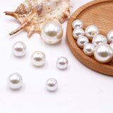 Big Size Cream DIY Garment Beads Pearl ABS Round Beads Craft Jewelry Making