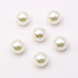 Big Size Cream DIY Garment Beads Pearl ABS Round Beads Craft Jewelry Making