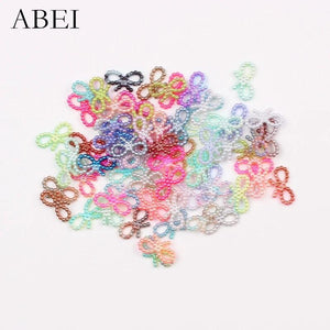 200pcs Mix Colors DIY Beads Crafts Accessories Decoration Mini Loose Beads