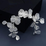 Bridal Wedding Headband Flower Pearl Hair Accessories for Women