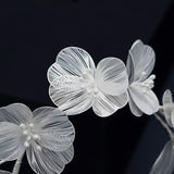 Bridal Wedding Headband Flower Pearl Hair Accessories for Women
