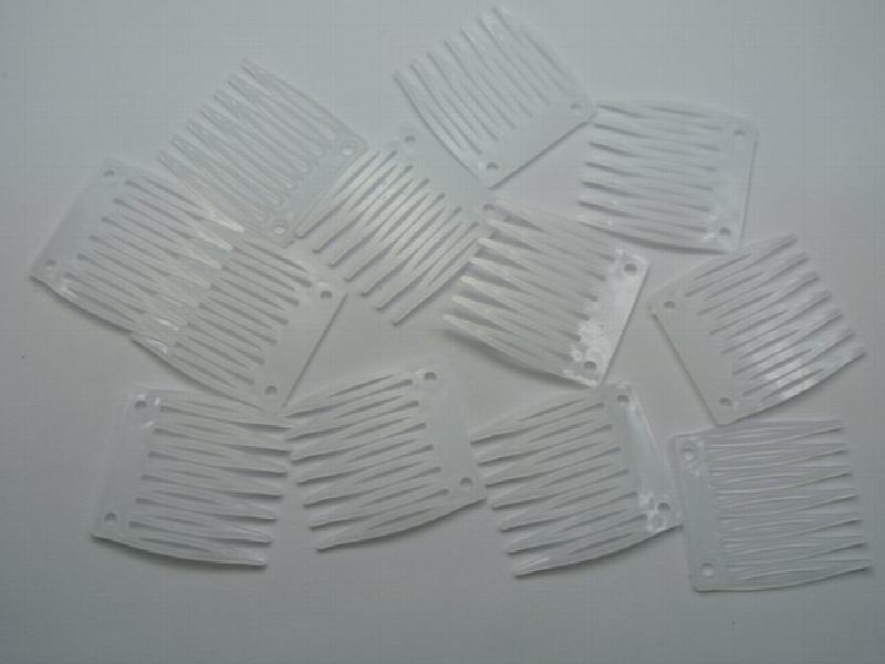 50 Mini Hair Clips Side Combs Pin Magic Grip Pins 32mm