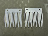 50 Mini Hair Clips Side Combs Pin Magic Grip Pins 32mm