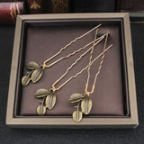 Bridal Wedding Hair Accessories U Shape Hair Pins Forks Pearl Hairpins