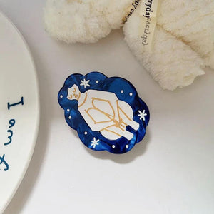 Ocean Enchanted Girl Hair Clip Retro Star Hair Accessory