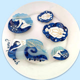Ocean Enchanted Girl Hair Clip Retro Star Hair Accessory