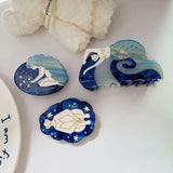Ocean Enchanted Girl Hair Clip Retro Star Hair Accessory