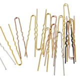 50Pcs Silver Plated Hair Sticks Hair Pins for DIY Women Bride Jewelry