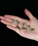 DIY Necklace Bracelet Rosary Chaplet Parts Oval Virgin Mary Bead
