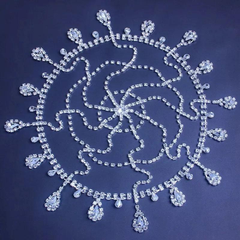 Boho Bridal Wedding Head Chain Hair Jewelry for Women