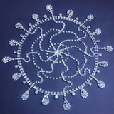 Boho Bridal Wedding Head Chain Hair Jewelry for Women