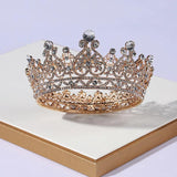 Gold Baroque Style Bridal Beauty Crown