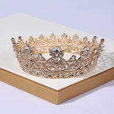 Gold Baroque Style Bridal Beauty Crown
