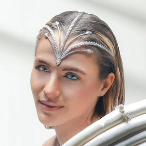 Zircon Bridal Forehead Headband Wedding Hair Accessories