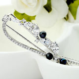 CZ Pave Pearl Bridal Hair Clips Wedding Hair Accessories
