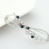 CZ Pave Pearl Bridal Hair Clips Wedding Hair Accessories