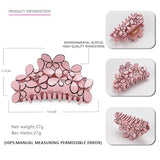 Acrylic Butterfly Hair Clamp Austria Rhinestone Hair Clips