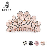 Acrylic Butterfly Hair Clamp Austria Rhinestone Hair Clips
