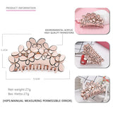 Acrylic Butterfly Hair Clamp Austria Rhinestone Hair Clips