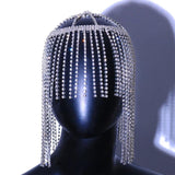Flash Tassel Hair Chain Rhinestone Head Chain Nightclub Crystal Headband