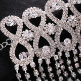 Rhinestone Headband with Tassel for Women