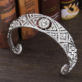 Royal Rhinestone Crystal Wedding Tiara Hair Jewelry Queen Crown Headband
