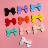 10pcs Bow Resin Plastic Beads Earring Accessories Jewelry Making