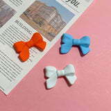 10pcs Bow Resin Plastic Beads Earring Accessories Jewelry Making