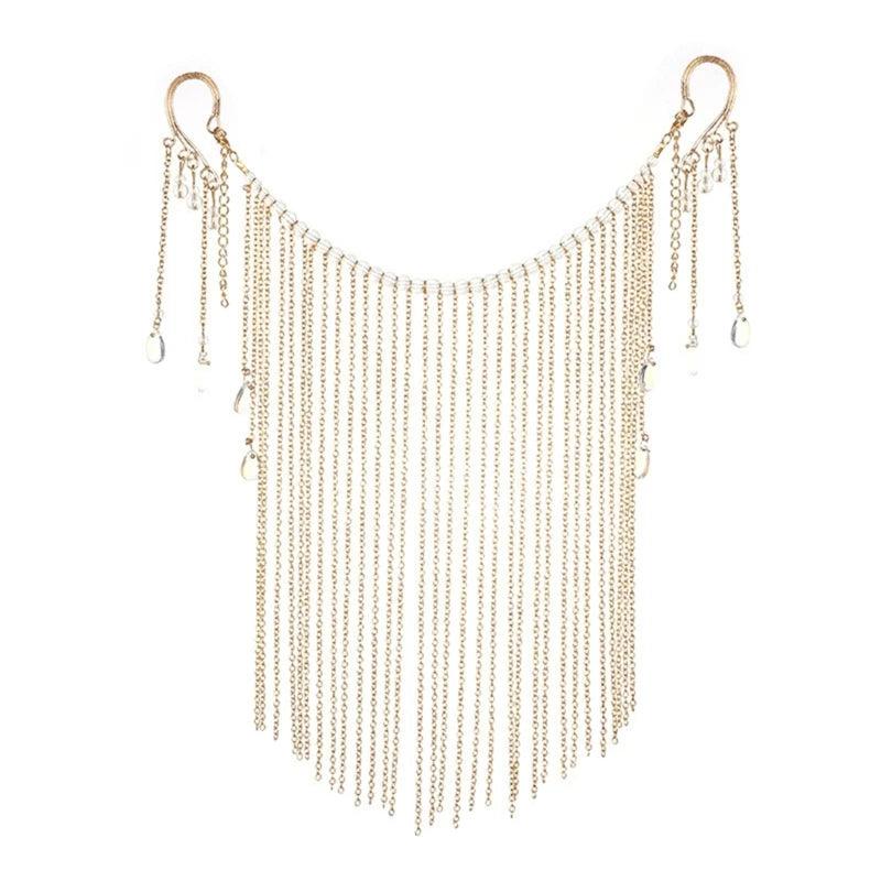 Fairy Face Curtain Tassel Mask Masquerade Face Jewelry