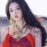 Fairy Face Curtain Tassel Mask Masquerade Face Jewelry