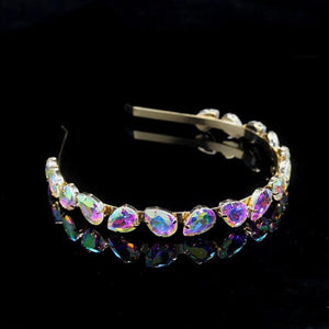 Sparkling Crystal Tiara Headband Bridal Crown Hair Accessory