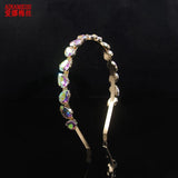 Sparkling Crystal Tiara Headband Bridal Crown Hair Accessory