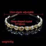 Sparkling Crystal Tiara Headband Bridal Crown Hair Accessory